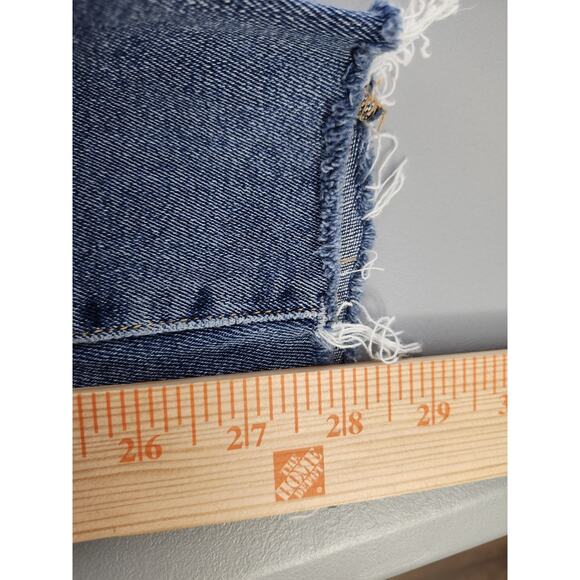 Good American Good Legs Skinny Jeans Plus Size 16 Blue Denim Ankle Raw Hem - Picture 6 of 7